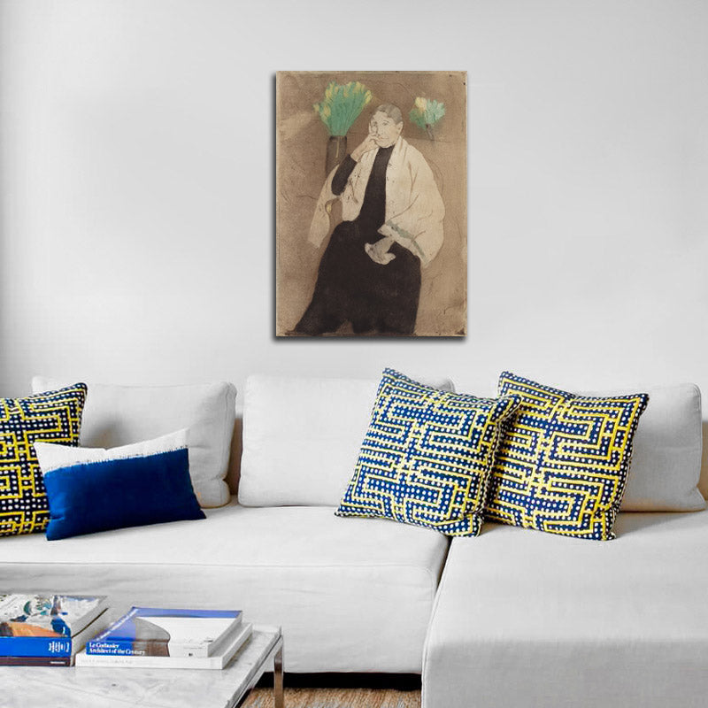 Portrait of the Artist's Mother - by Mary Cassatt