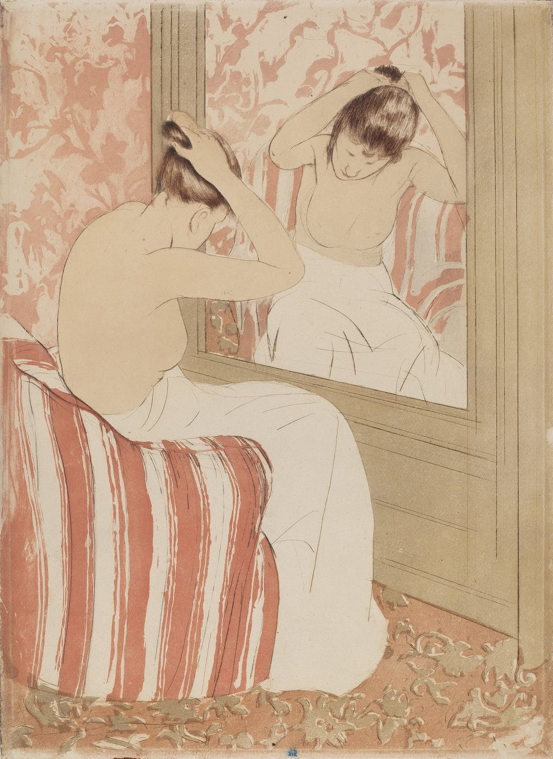 The Coiffure by Mary Cassatt