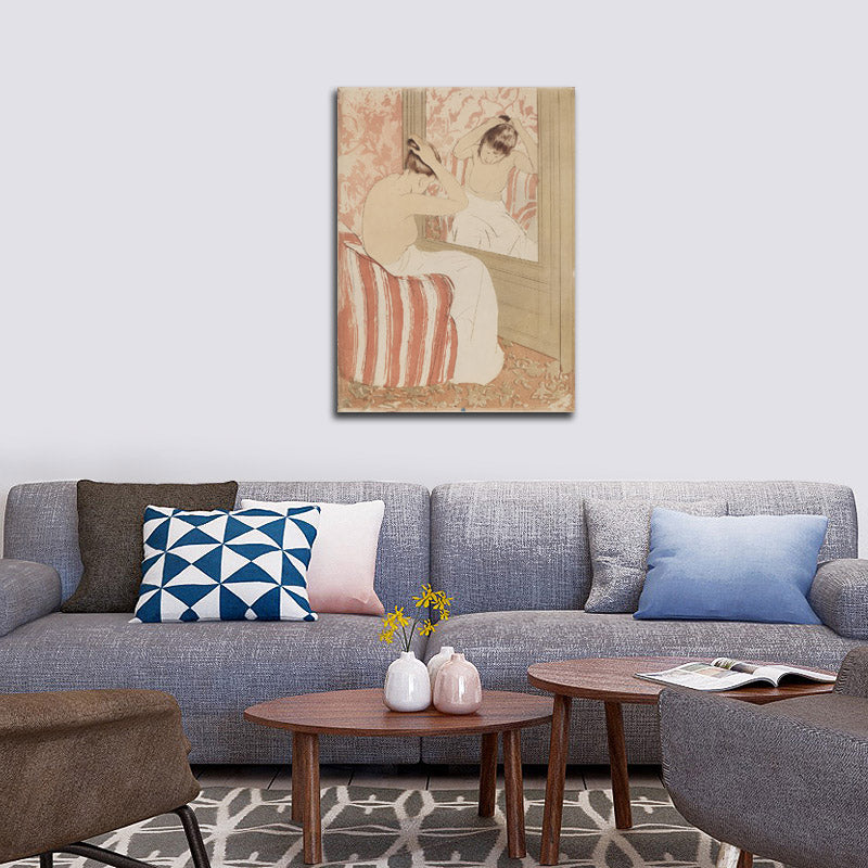 The Coiffure - by Mary Cassatt