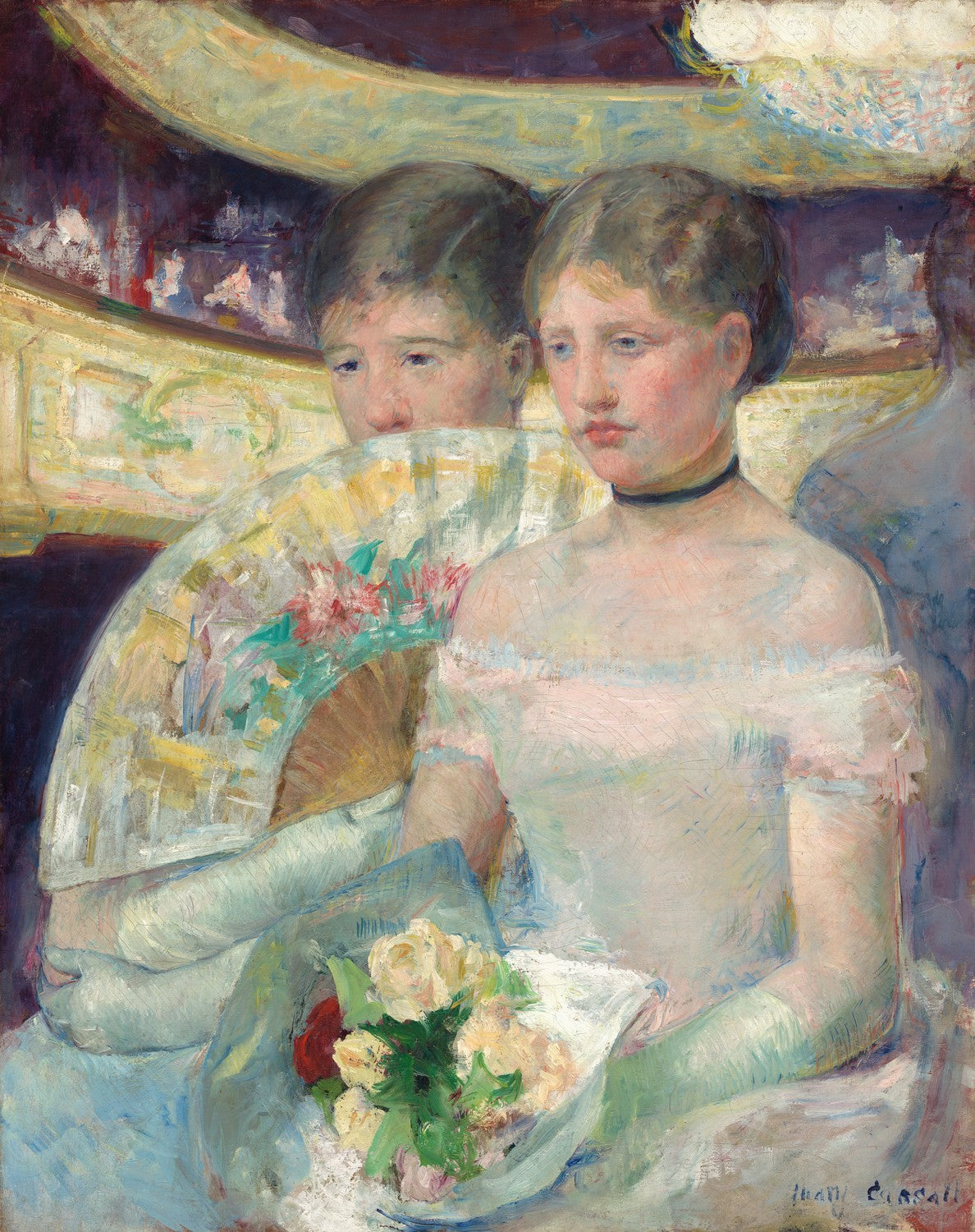 The Loge by Mary Cassatt