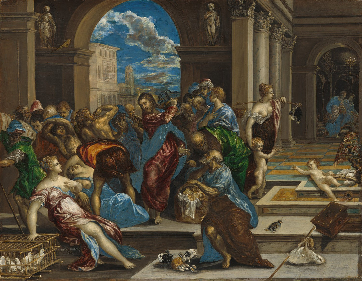 Christ Cleansing the Temple by El Greco