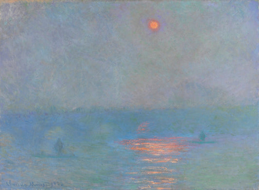 Waterloo Bridge: Effect of Sunlight in the Fog by Claude Monet