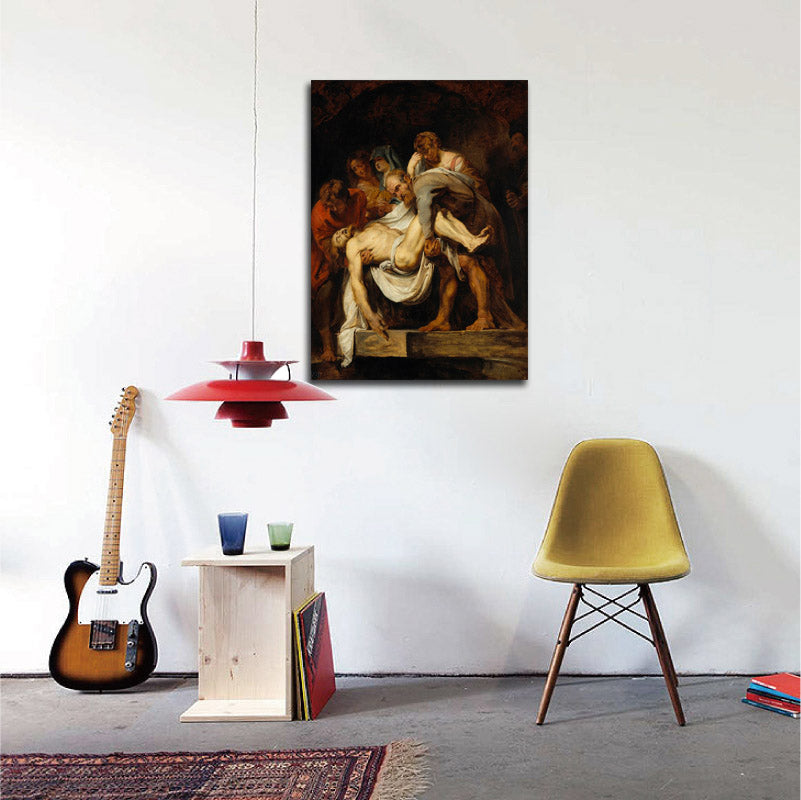 The Entombment - by Peter Paul Rubens