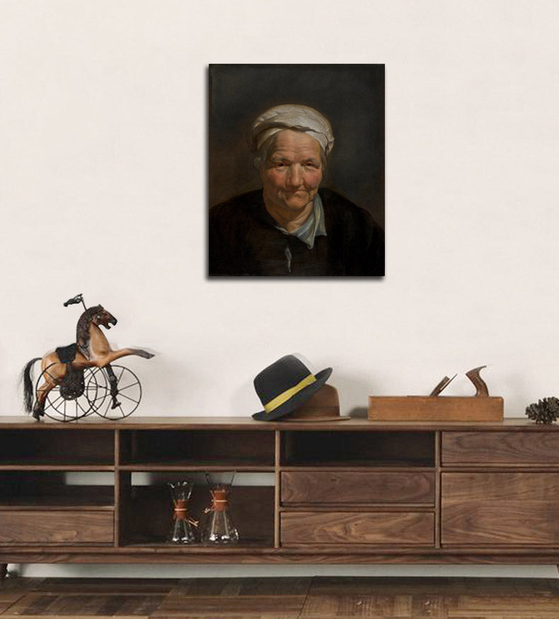 Head of an Old Woman - by Peter Paul Rubens