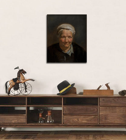 Head of an Old Woman - by Peter Paul Rubens