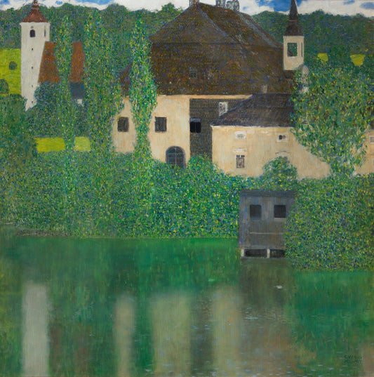 Water Castle (Kammer Chateau near Attersee I) by Gustav Klimt