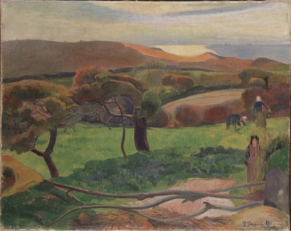 Landscape from Bretagne by Paul Gauguin