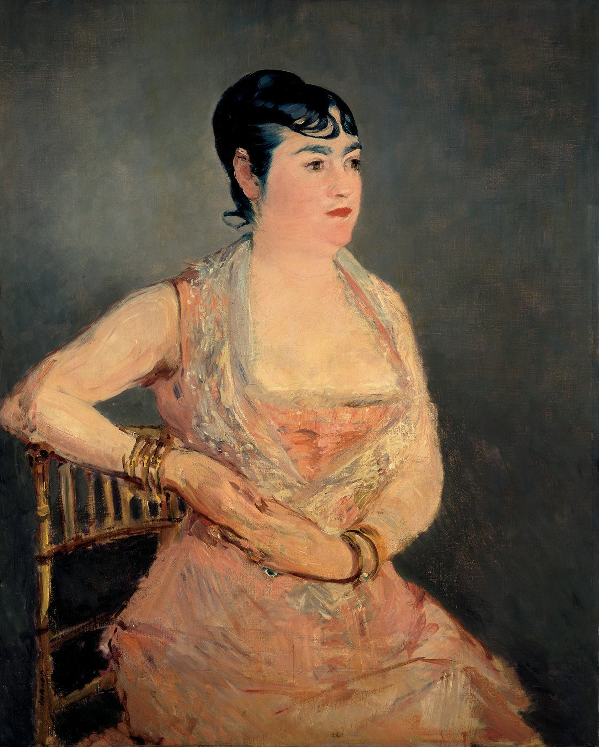 Lady in Pink by Édouard Manet