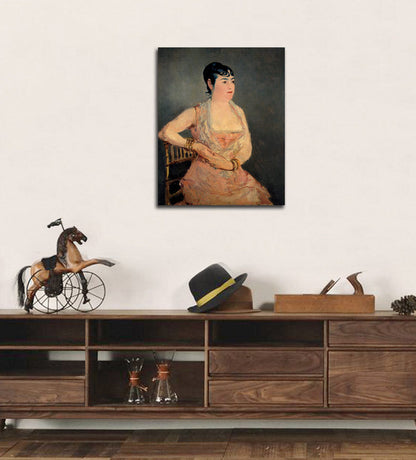 Lady in Pink - by Édouard Manet