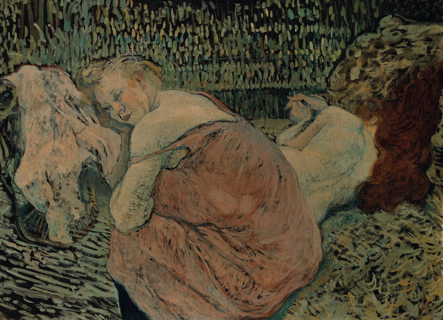 Two Friends by Henri de Toulouse-Lautrec