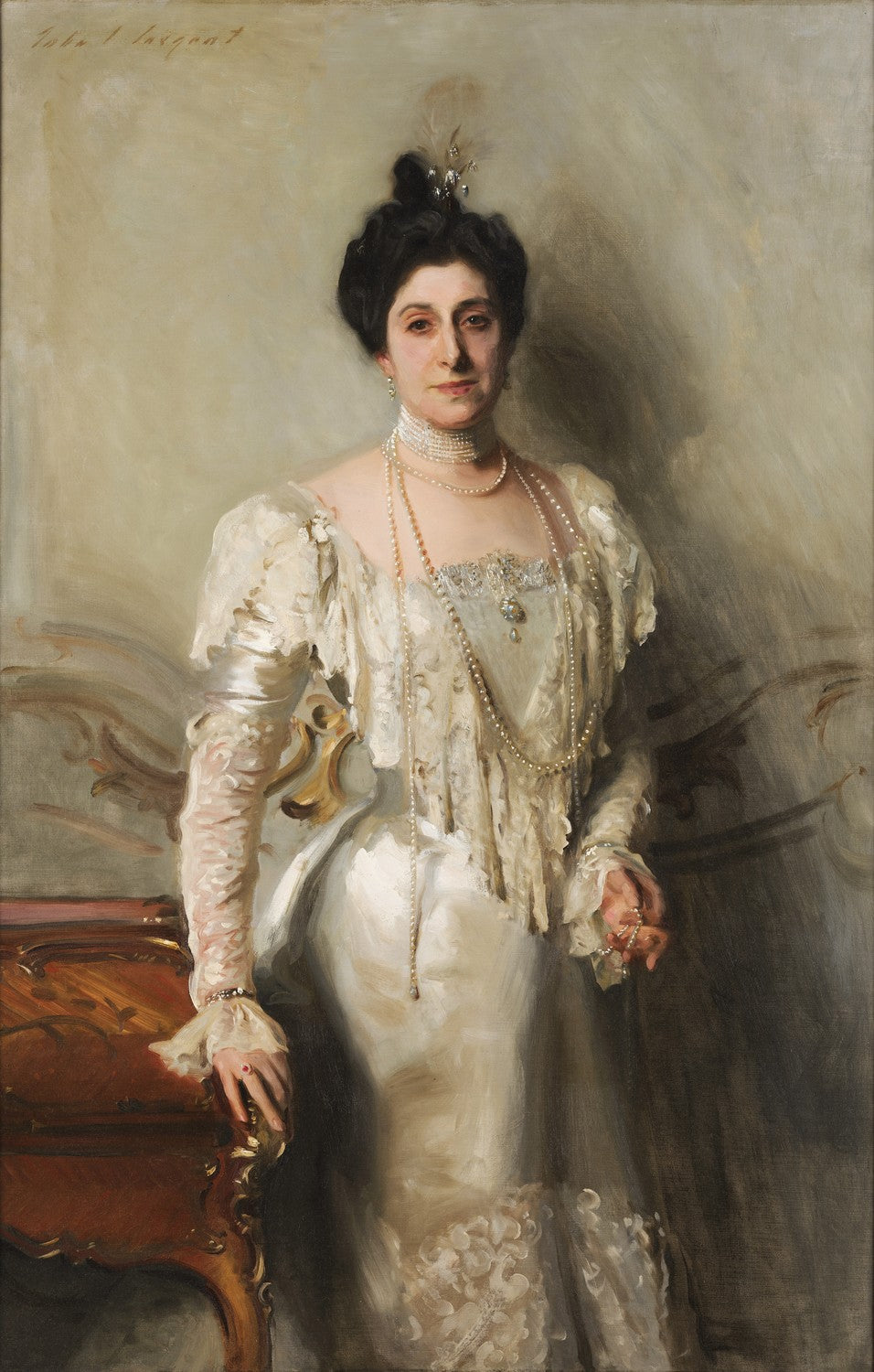 Portrait of Mrs. Asher B. Wertheimer by John Singer Sargent