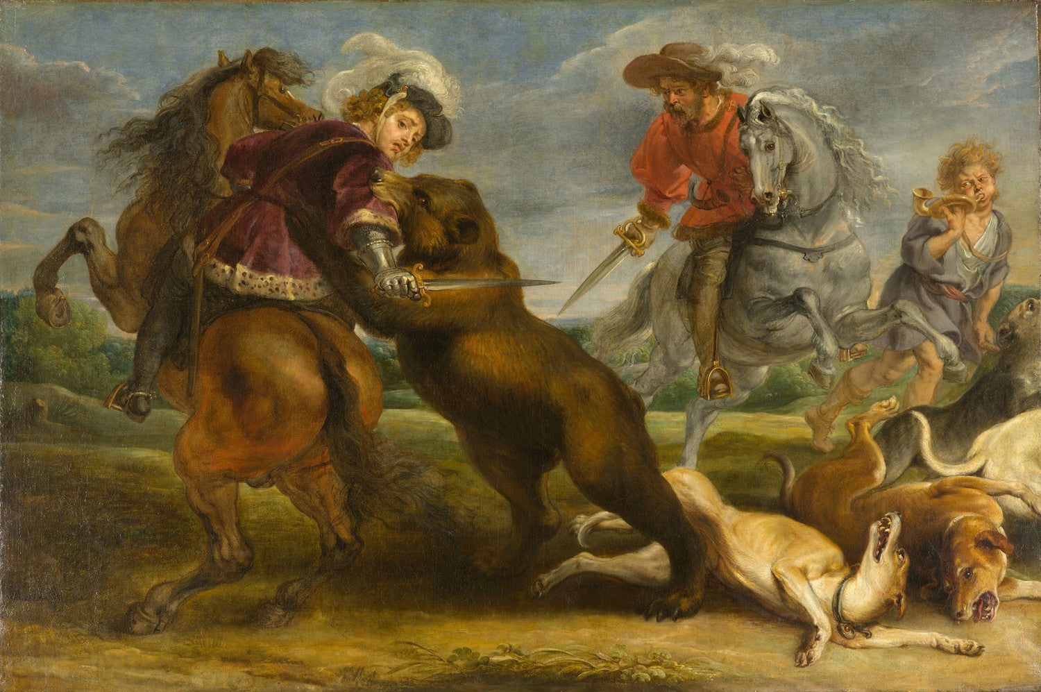 The Bear Hunt by Peter Paul Rubens