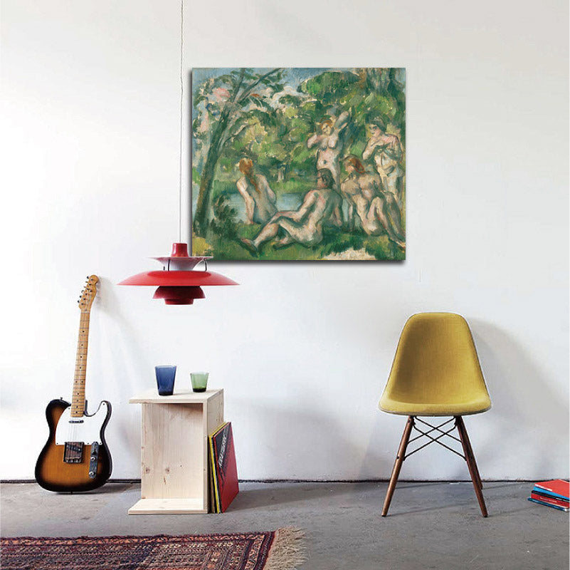 Bathers - by Paul Cézanne