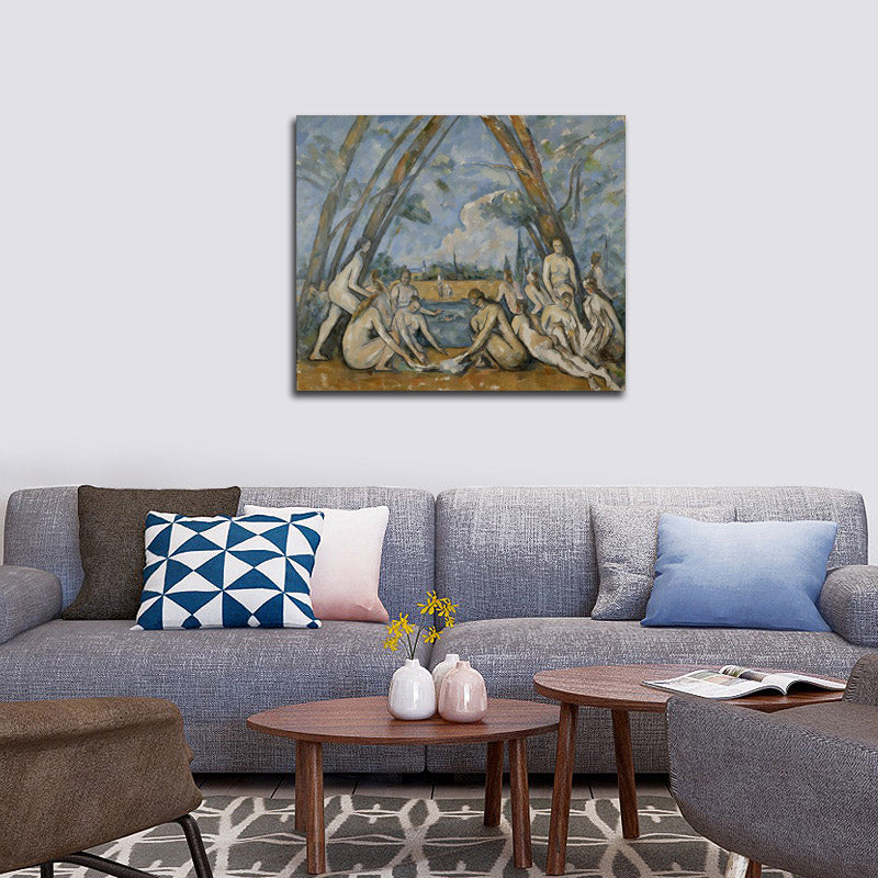 The Large Bathers - by Paul Cézanne