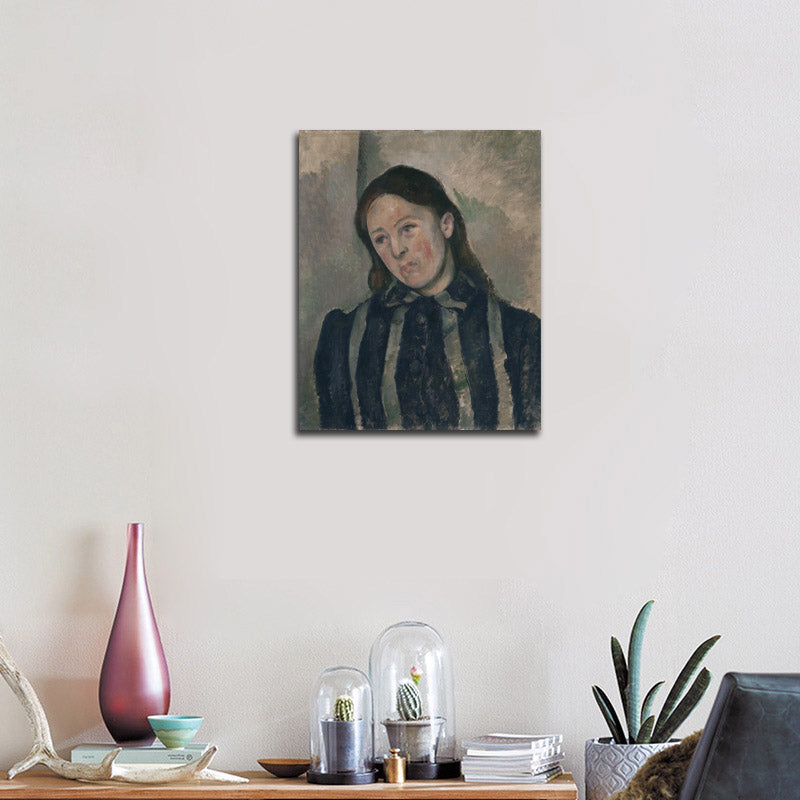 Portrait of Madame Cézanne - by Paul Cézanne