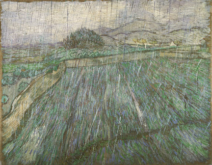 Rain by Vincent van Gogh