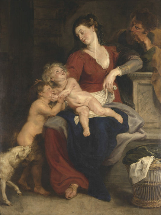 Die heilige Familie mit dem Korb by Peter Paul Rubens