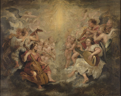 Musizierende Engel by Peter Paul Rubens