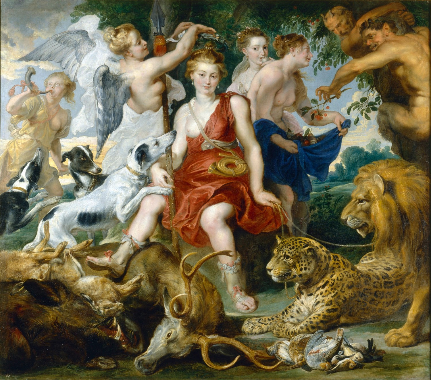 Krönung der Diana by Peter Paul Rubens