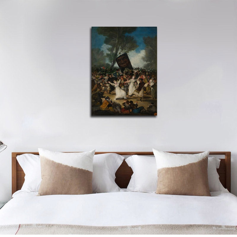 El Entierro de la Sardina - by Francisco Goya y Lucientes