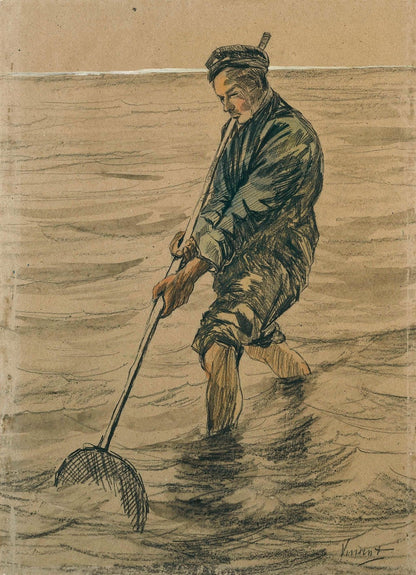 Schelpenvisser by Vincent van Gogh