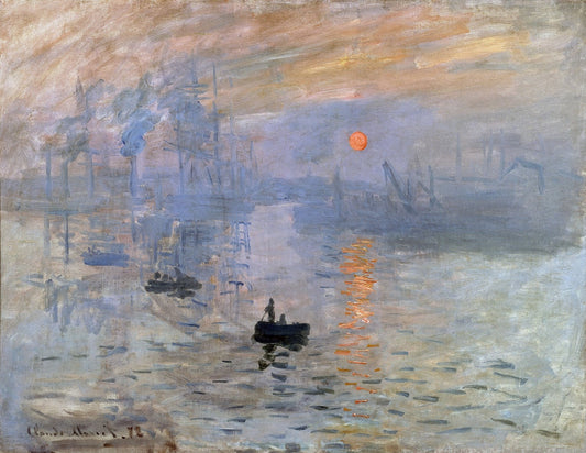 Impression, Soleil Levant (Rising Sun), 1872 by Claude Monet