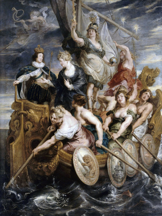 Cycle de Marie de Médicis. La Majorité de Louis XIII, October 20, 1614 (The Coming of the Age of Louis XIII) , 1621-1625 by Peter Paul Rubens