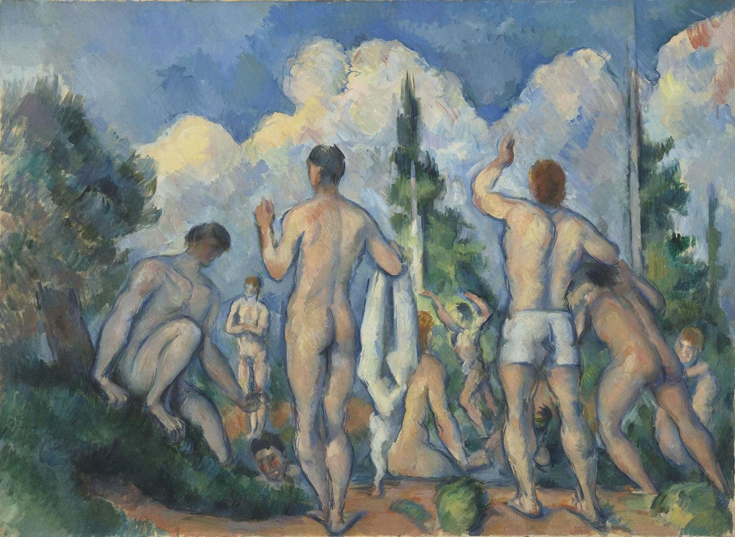 "Baigneurs", around 1890 by Paul Cézanne