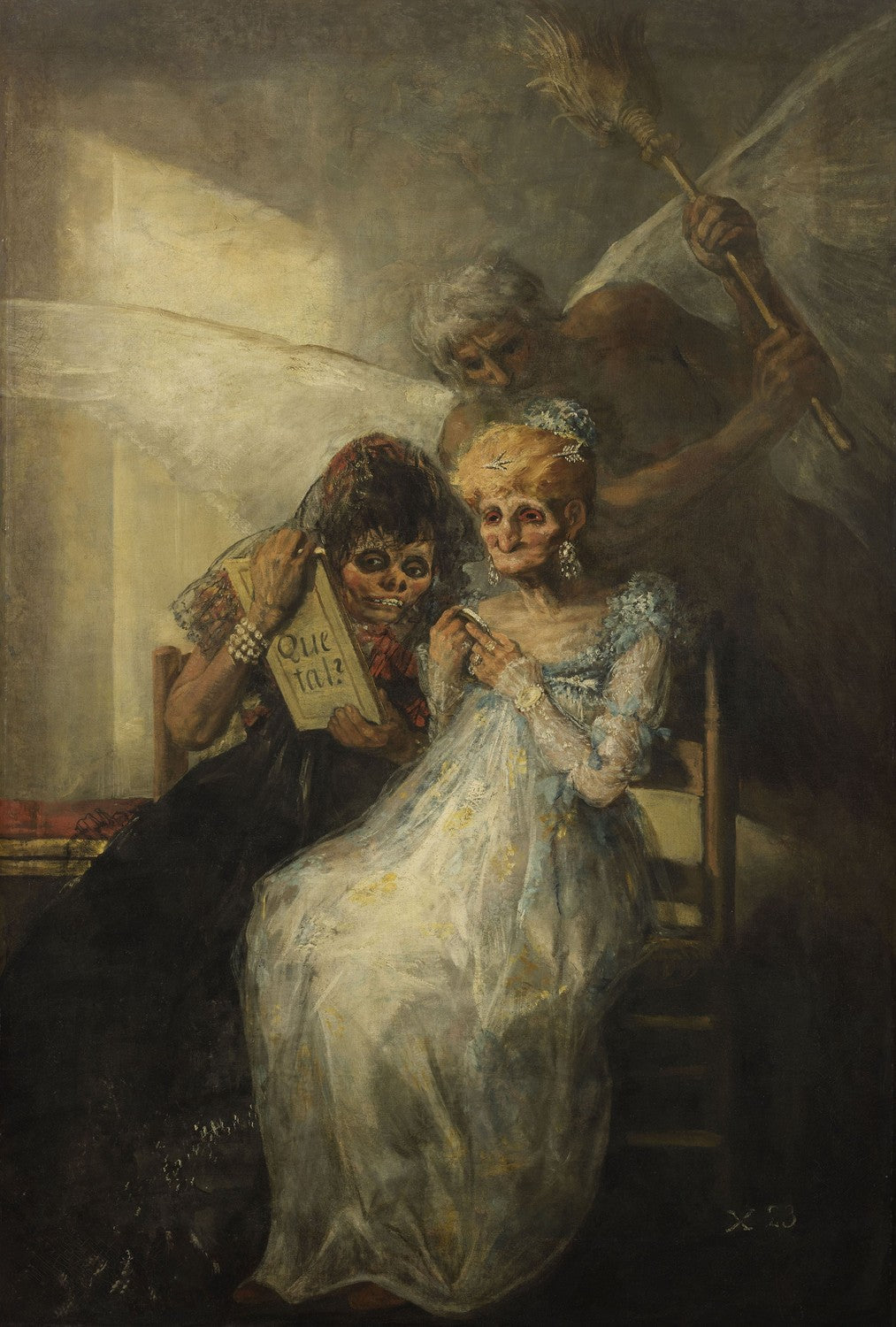 Old Women or Time by Francisco Goya y Lucientes