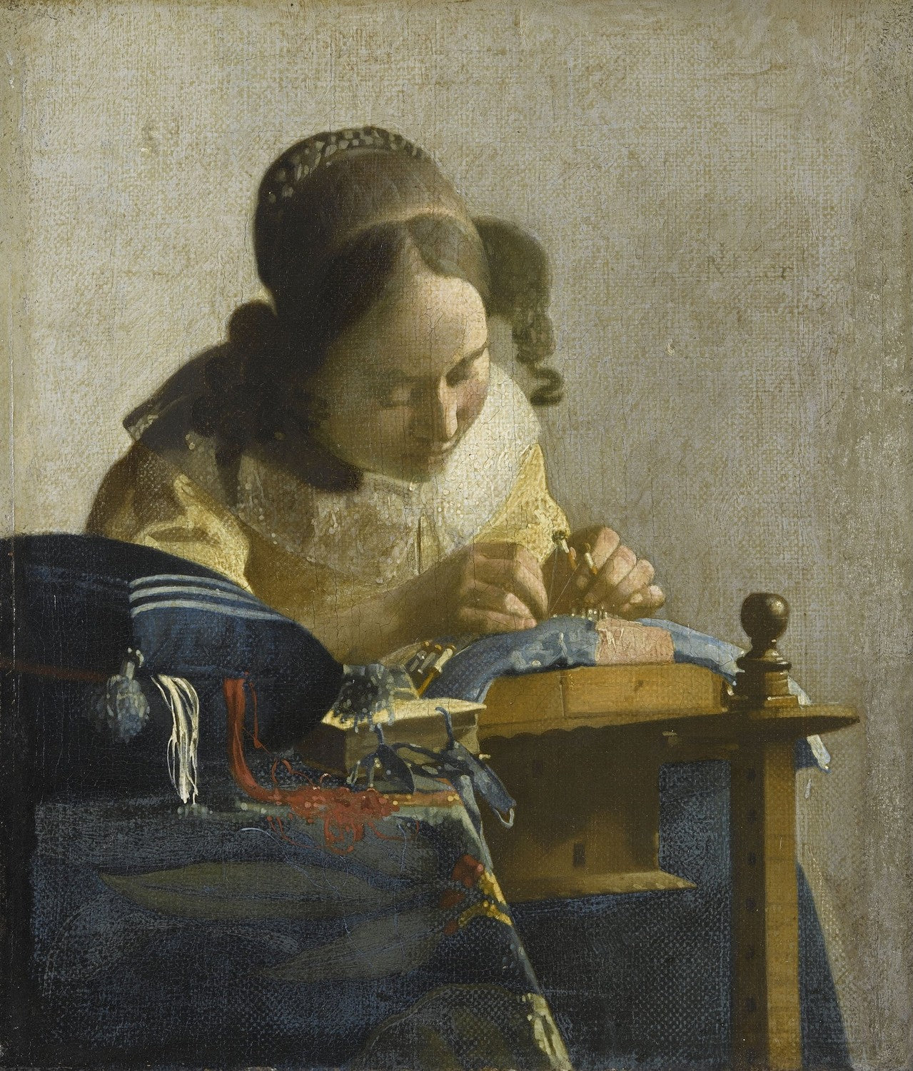 The Lacemaker by Johannes Vermeer