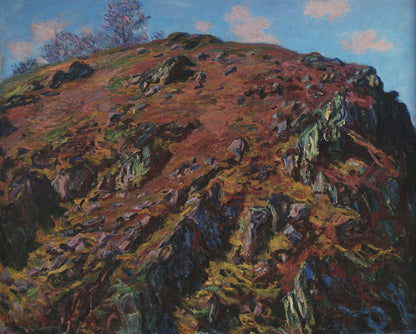 Study of rocks, the Creuse: 'Le Bloc' by Claude Monet