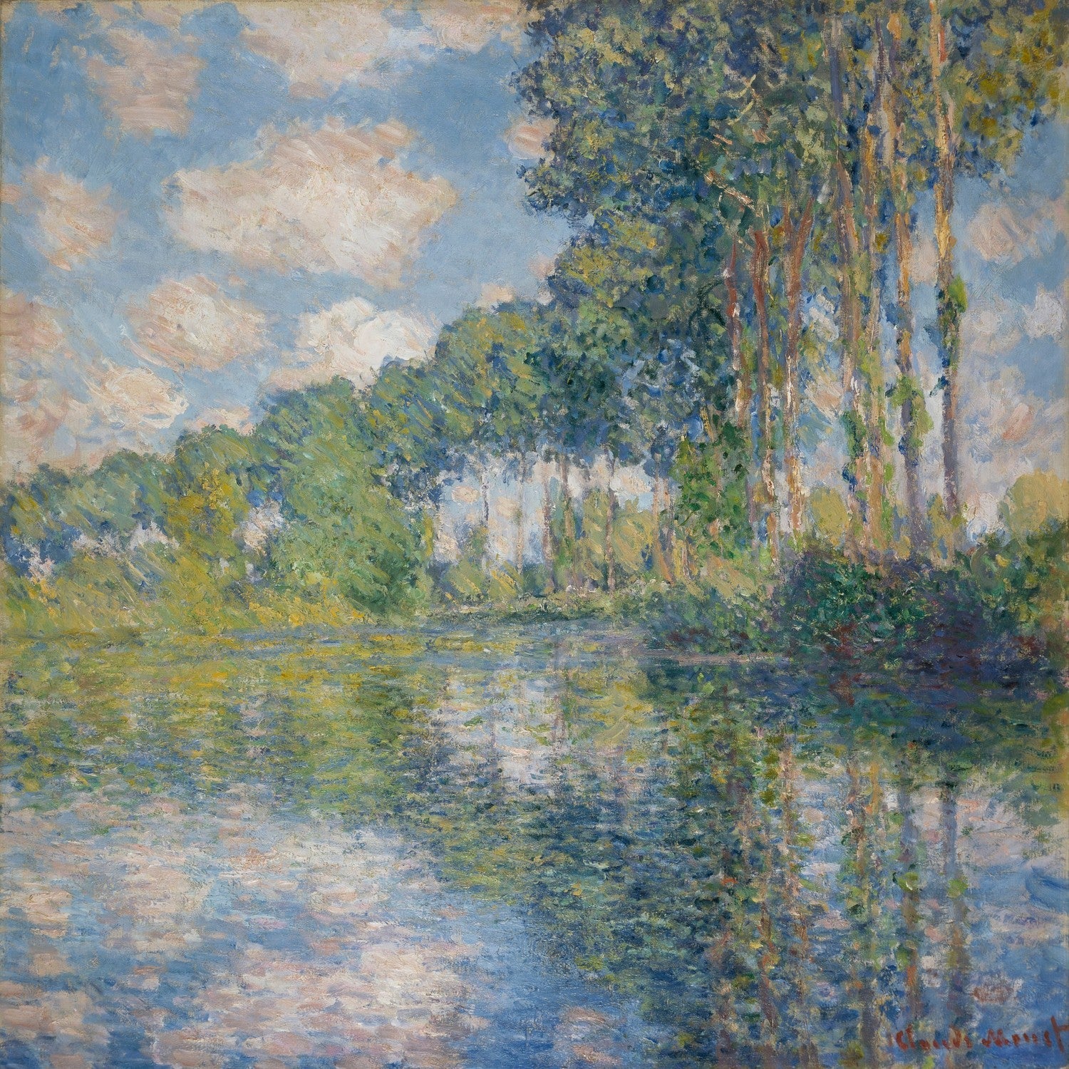 Poplars on the Epte by Claude Monet