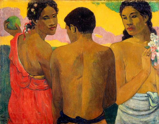 Three Tahitians by Paul Gauguin