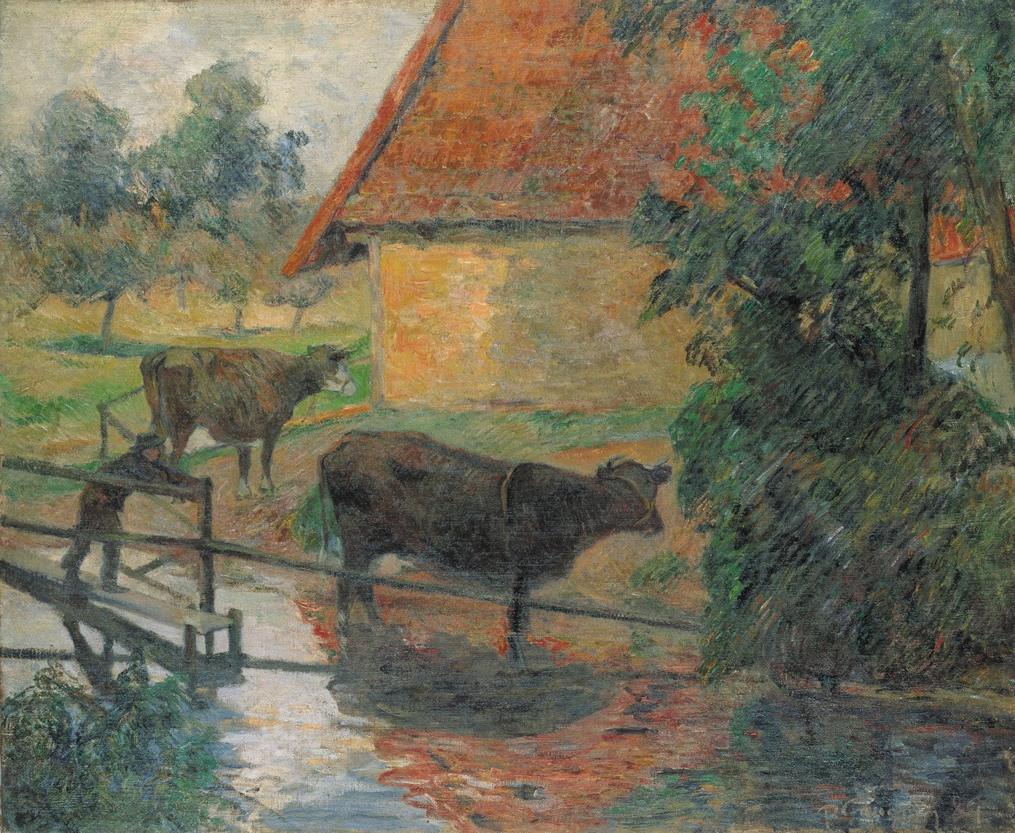 Watering Trough by Paul Gauguin