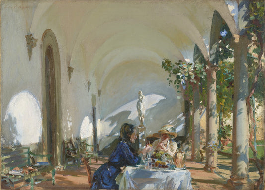 Breakfast in the Loggia by John Singer Sargent