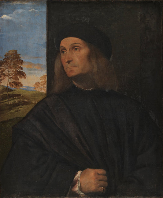 Portrait of the Venetian Painter Giovanni Bellini by Titian