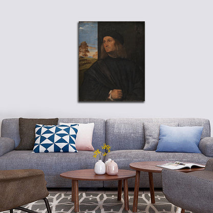 Portrait of the Venetian Painter Giovanni Bellini - by Titian