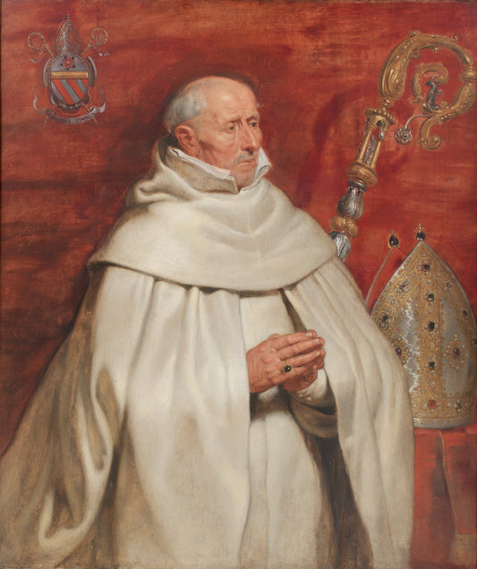 Matthaeus Yrsselius (1541-1629), Abbot of Sint-Michiel's Abbey in Antwerp by Peter Paul Rubens