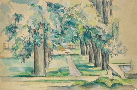 Avenue of Chestnut Trees at the Jas de Bouffan by Paul Cézanne