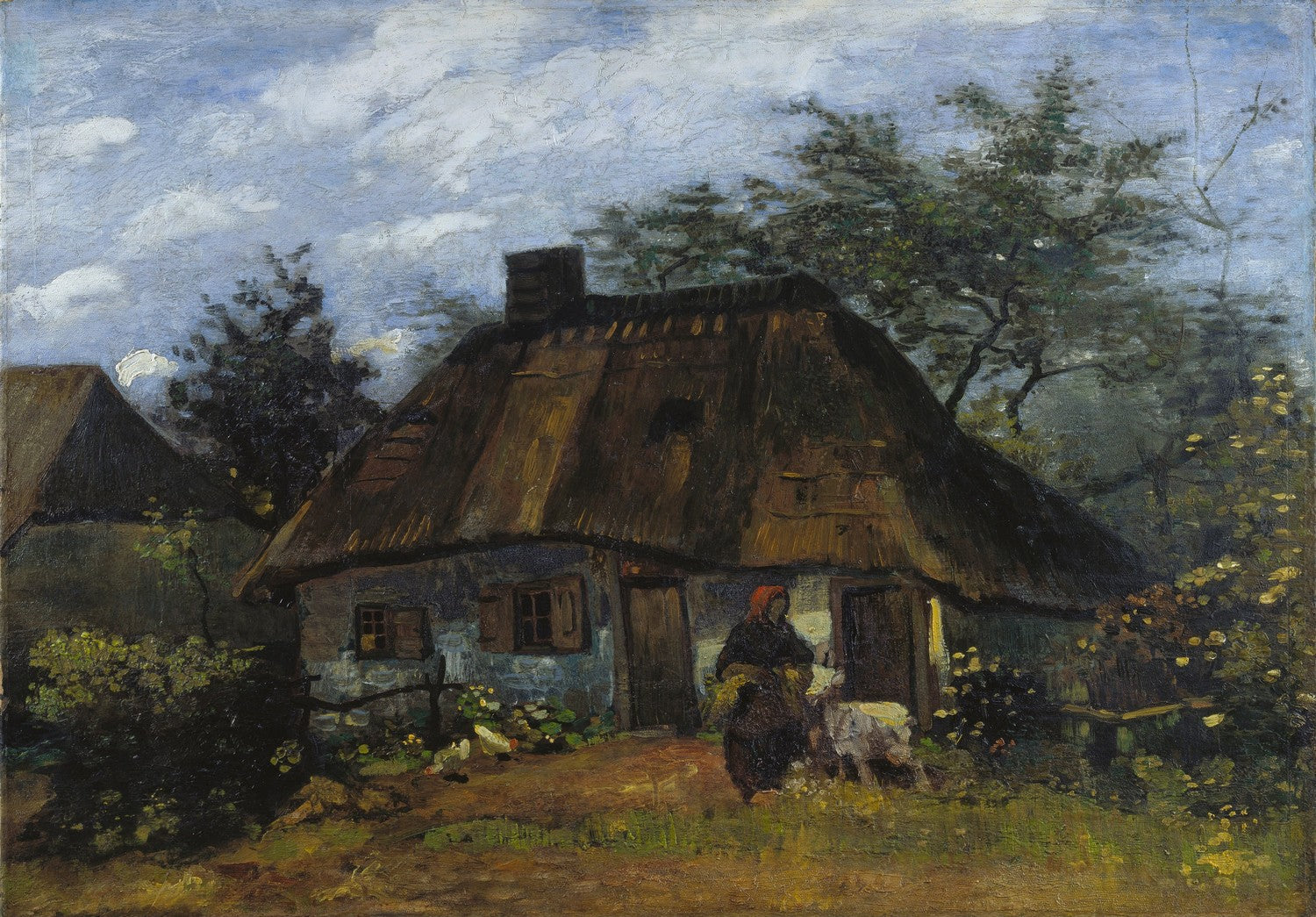 Farmhouse in Nuenen by Vincent van Gogh