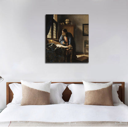 The Geographer - by Johannes Vermeer