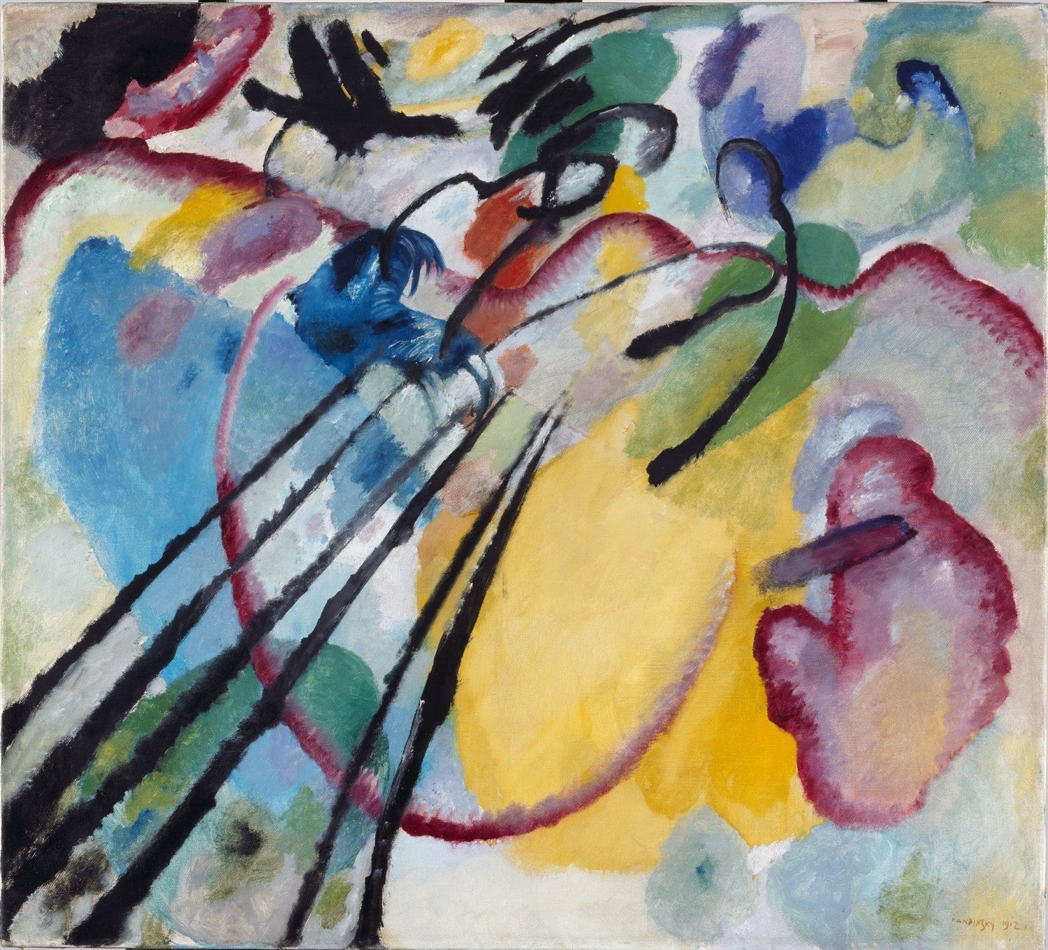 Improvisation 26 (Rowing) by Wassily Kandinsky