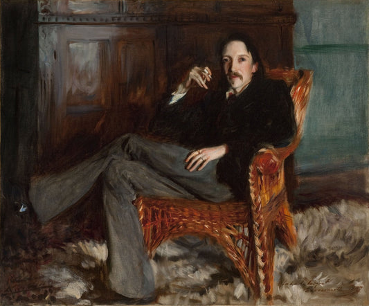 Robert Louis Stevenson by John Singer Sargent