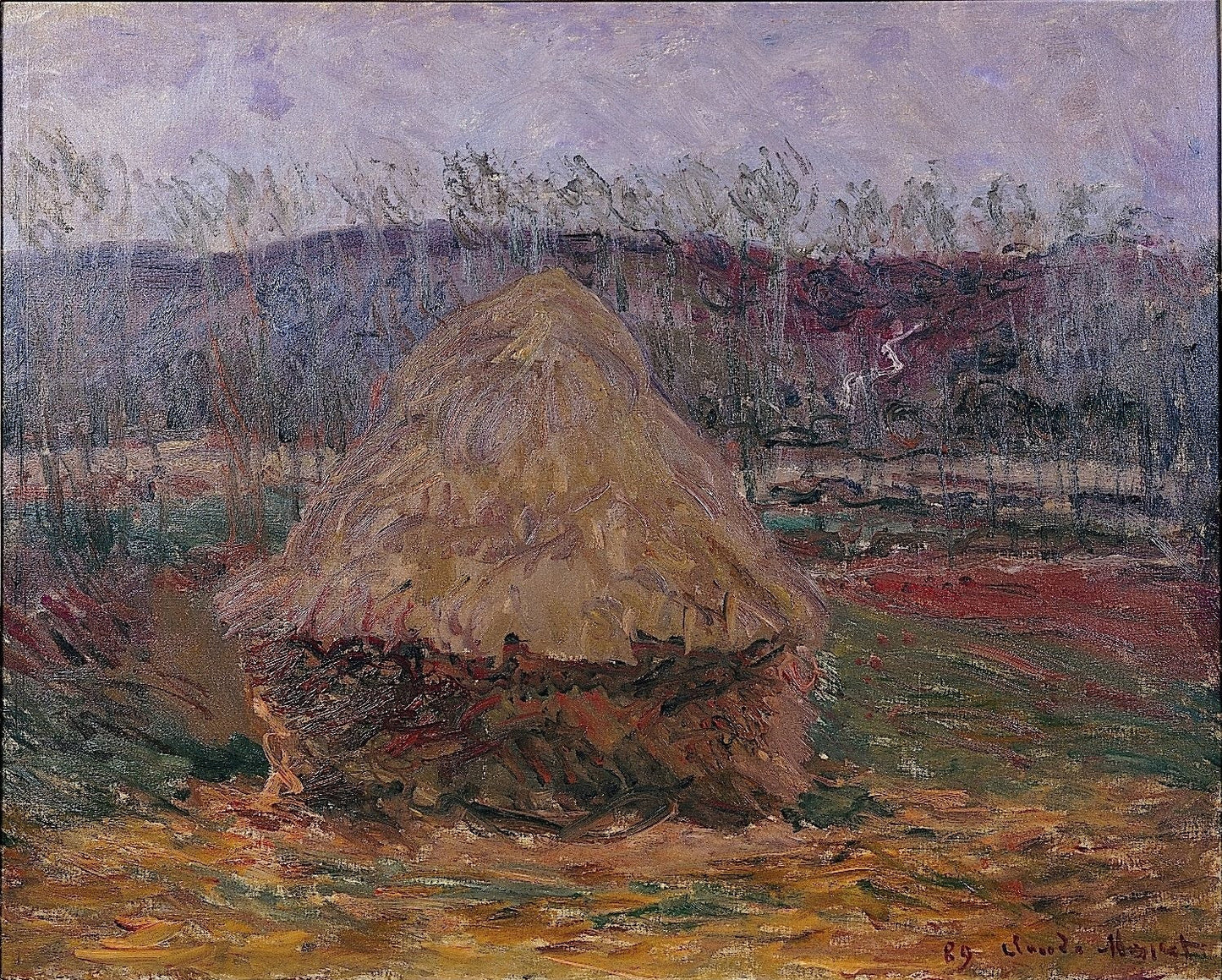 Haystack in Giverny by Claude Monet