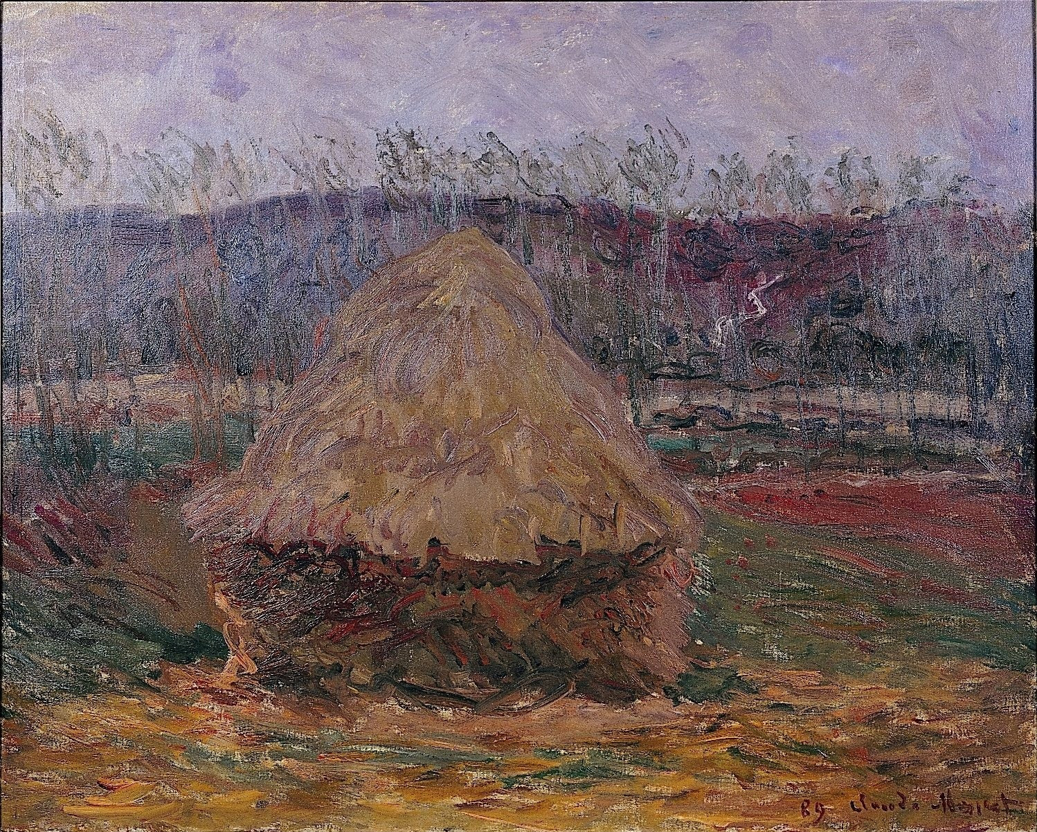 Haystack in Giverny by Claude Monet