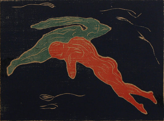 Meeting in Space by Edvard Munch