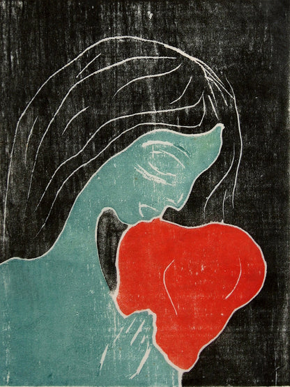 Two Heart by Edvard Munch