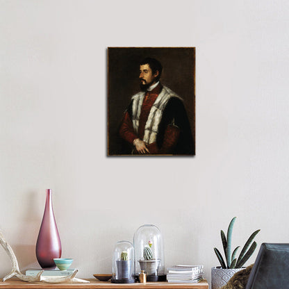 Portrait of a Gentleman - by Titian