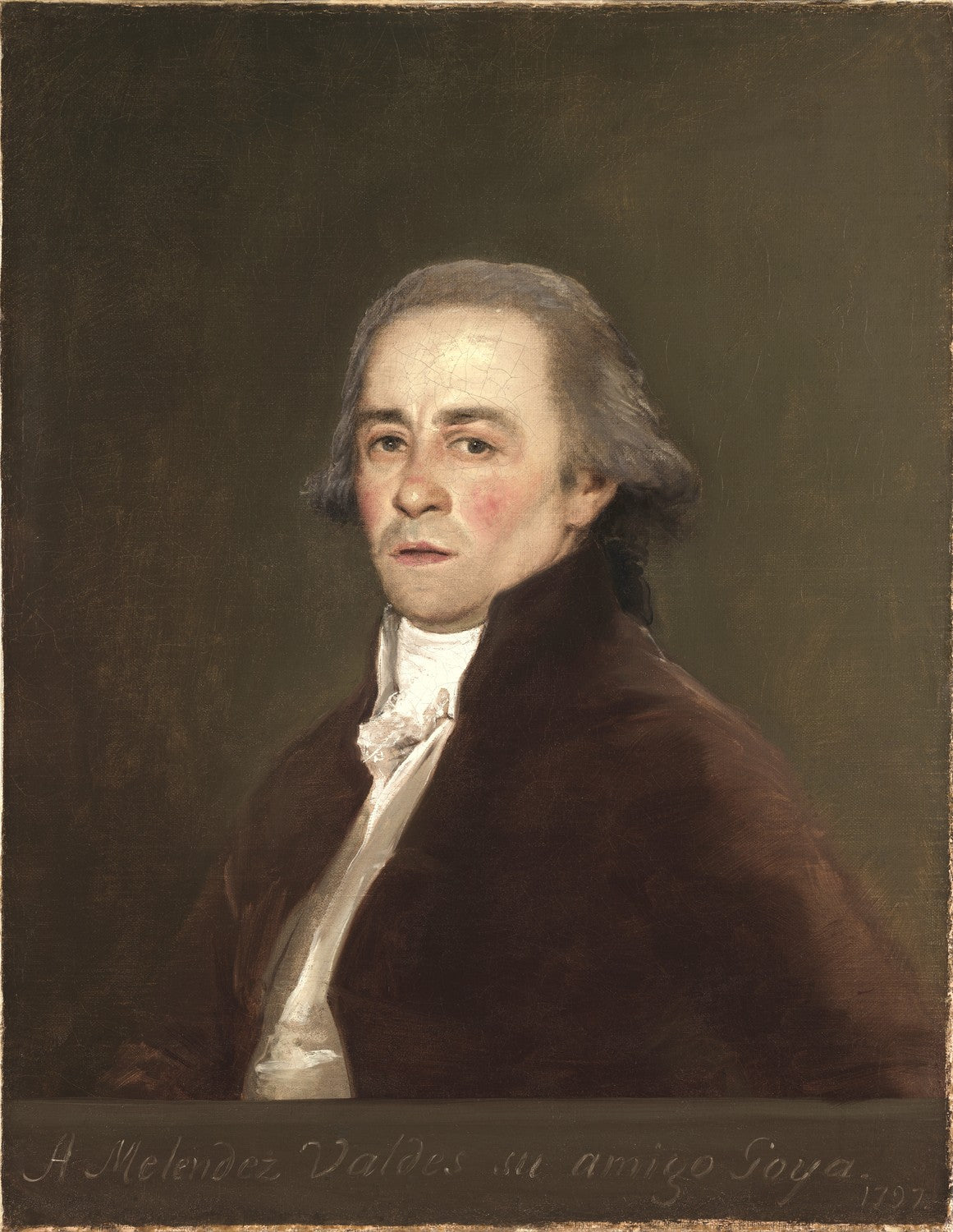 Portrait of Juan Antonio Melendez Valdes by Francisco Goya y Lucientes