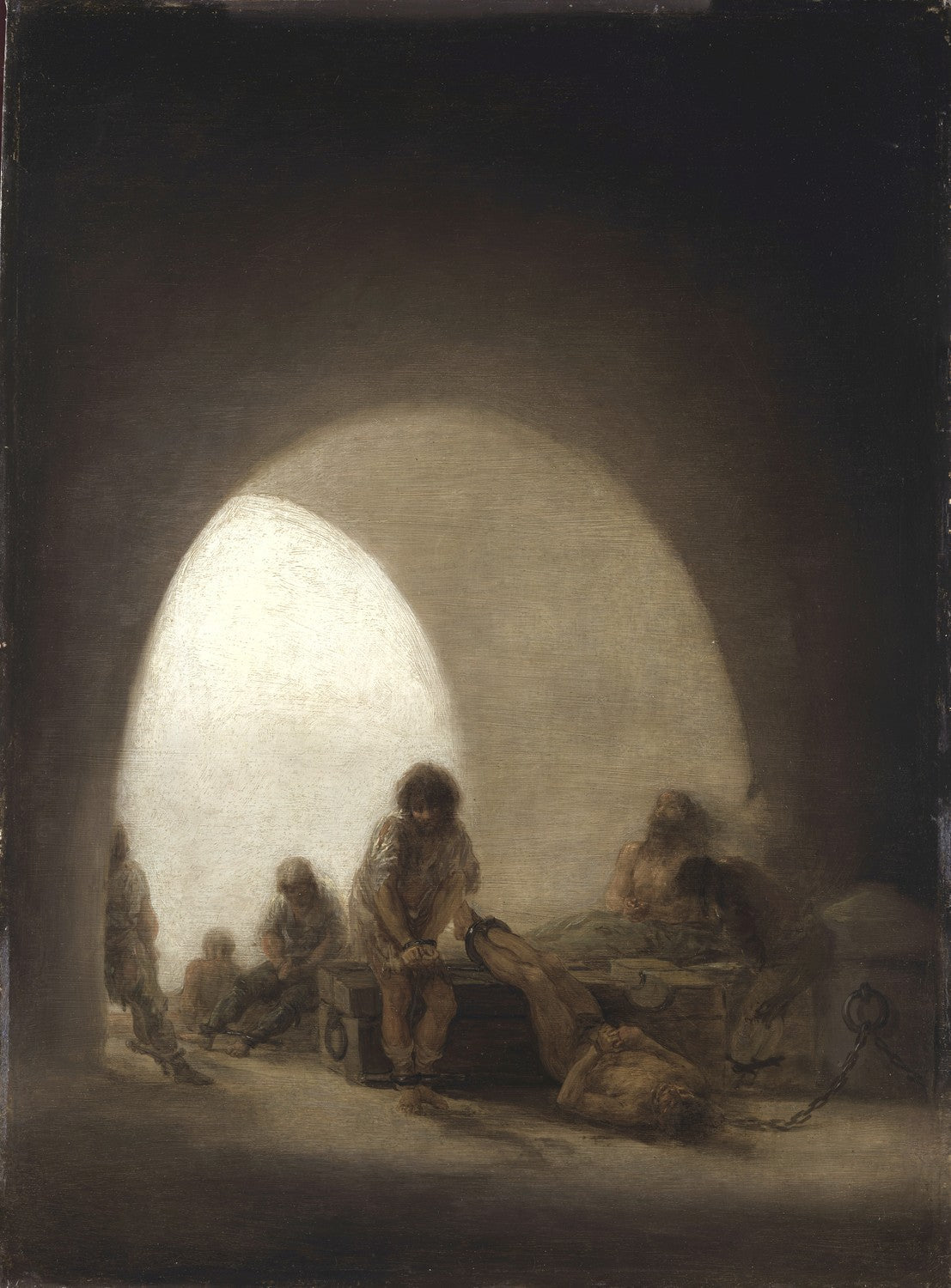 Interieur de Prison by Francisco Goya y Lucientes